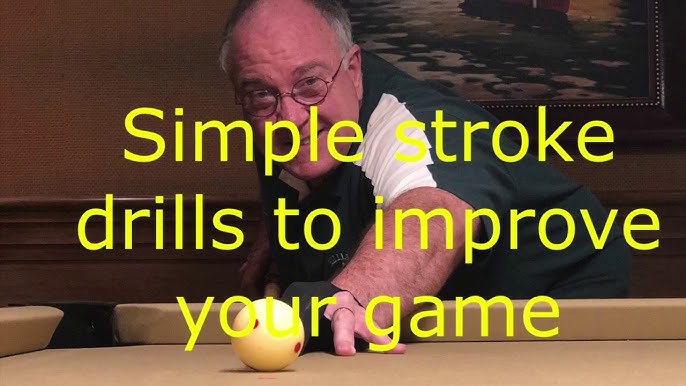 Buddy Hall shows you how to use the Cue Guide billiard stroke training aid  