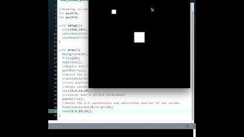 processing ex32 translate pushMatrix