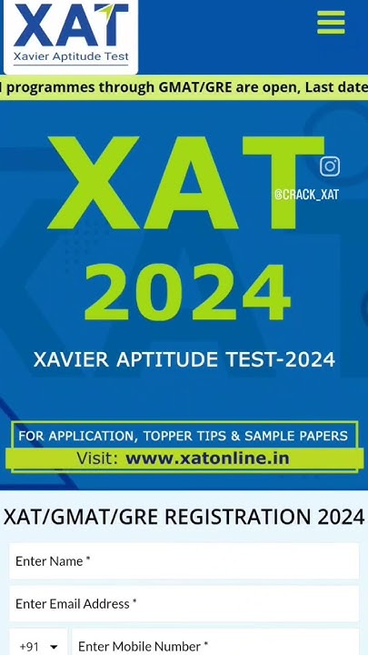 XAT 2024 Registration Has Started ALL THE BEST How To Fill The xat-2024-registration-has-started-all-the-best-how-to-fill-the