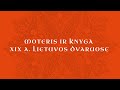 Moteris ir knyga XIX a. Lietuvos dvaruose