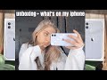iphone 11 unboxing + whats on my iPhone!