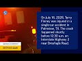 Terry Finney Injured in Single-Vehicle Accident on Interstate 2 in Palmview