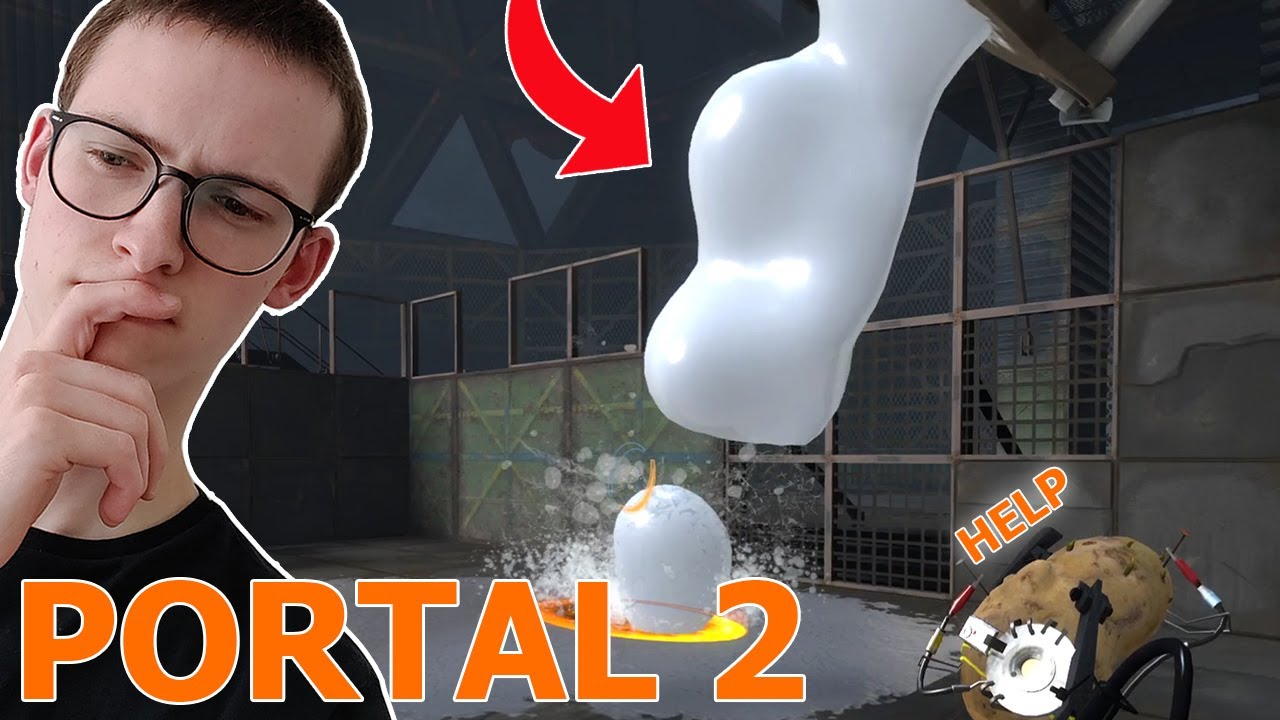 NEW GEL? - Portal 2 - Part 8 [Let's play Blind / Walkthrough] - YouTube