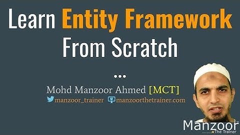 Performing CRUD Operations II (Advanced Entity Framework Part - 19 of 20)