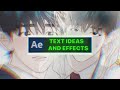 Text Ideas &amp; Effects | After Effects Mp3 Song