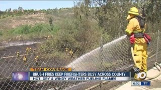 Brush fire near Carmel Valley scorches 2 acres