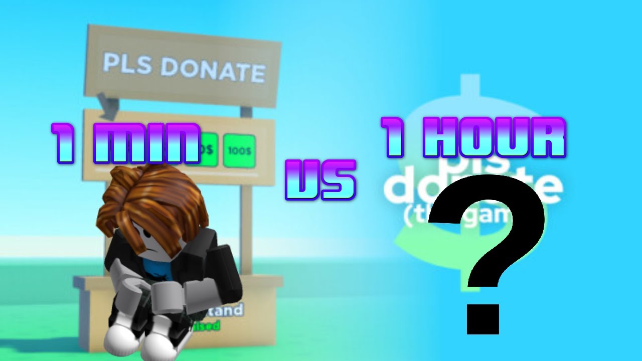 How much robux can i get whilst being afk in plz donate in 1hr? YouTube