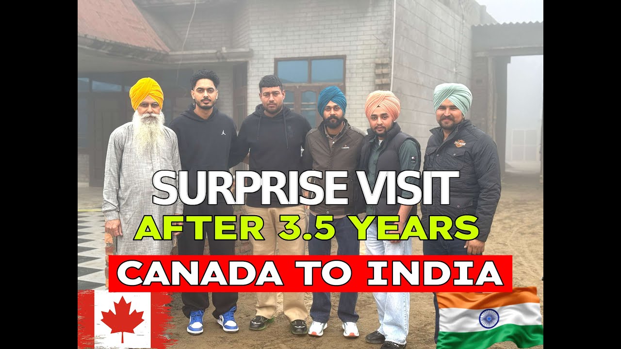 Surprising My Family in India After 3.5 Years! 🇨🇦✈️🇮🇳 (Emotional Reunion)
