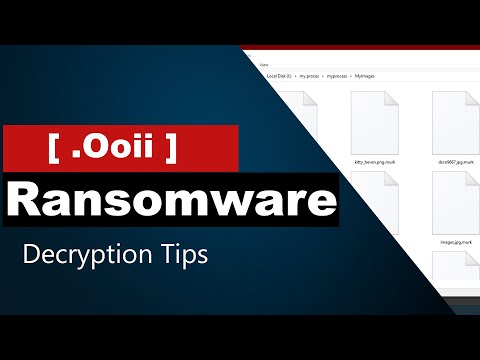 Ooii Virus (.ooii) Decryption Help. [Is ransomware decryption possible?]