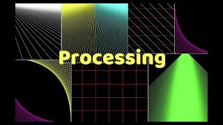 Famous Processing: 7 tasks with use "void draw", tutorial. Profile