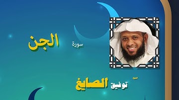 القران الكريم كاملا بصوت الشيخ توفيق الصايغ | سورة الجن