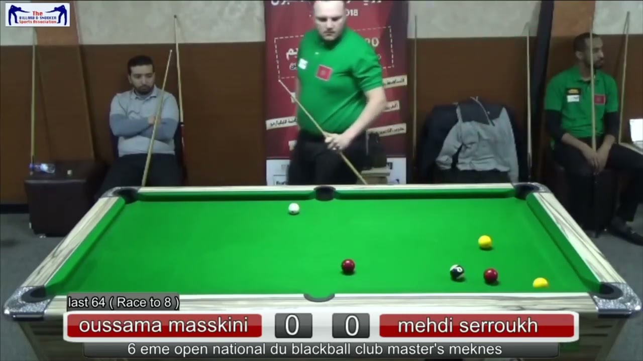 "Pool Showdown: Oussama Massskini vs Mehdi Serroukh - Race to 8"