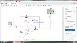 EXPT 3 Precision Half Wave Rectifier
