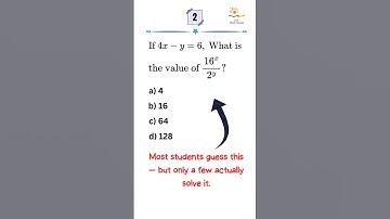 Most Students Miss This SAT Exponent Problem 😮 | #shorts