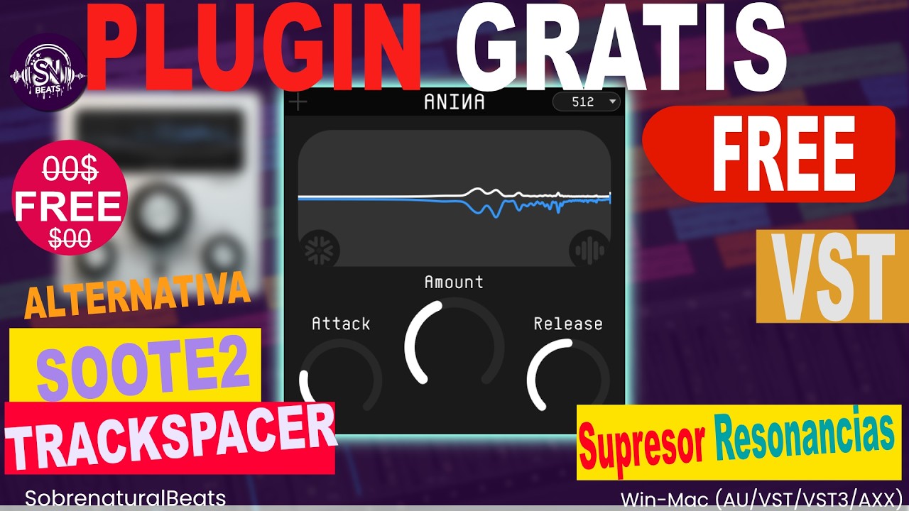 🎁GRATIS! ANINA SUPRESOR DE RESONANCIAS🎛️ ALTERNATIVA GRATUITA A TRACKSPACER Y SOOTE2 REVIEW 🔥👇👇