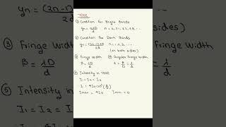 Formula Sheet for Wave Optics #exam #waveoptics #optics #physics #maths #einstein #pw #mhtcet #jee