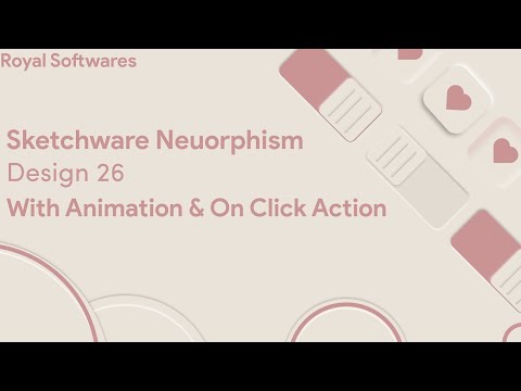 Switch & Button Neumorphism Desing In Sketchware With On Click Action | Up & Down Effect |Design 26