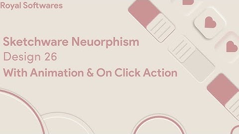 Switch & Button Neumorphism Desing In Sketchware With On Click Action | Up & Down Effect |Design 26