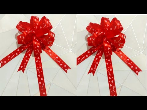 Video Cách Làm Nơ Bó Hoa Đơn Giản |make a bow for the... - youtube