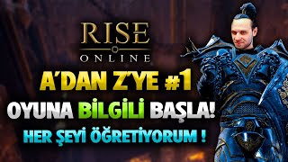 RİSE ONLİNE BAŞLANGIÇ ! BU VİDEOYU İZLE !  Rise Online Rehber  A'dan Z'ye #1 #riseonline