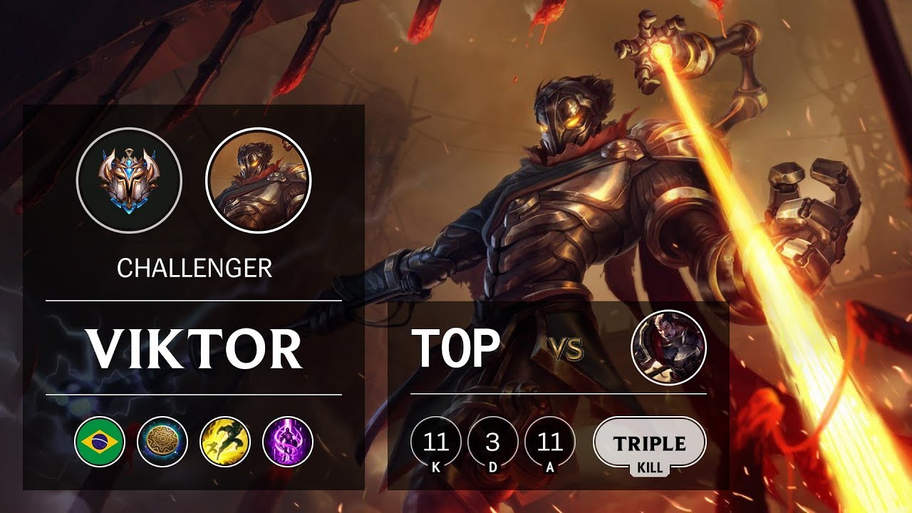 Viktor Top vs Darius - BR Challenger Patch 9.22