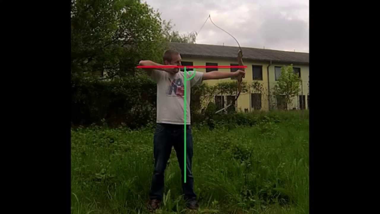 form und schussablauf beim traditionellen bogenschiessen
