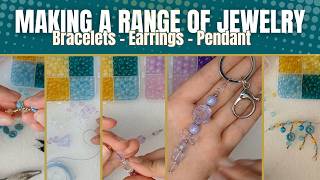 Making a Range of Bead Jewelry | Key Ring, Necklace, Earrings, Bracelet (with Pandahall Bead Haul)