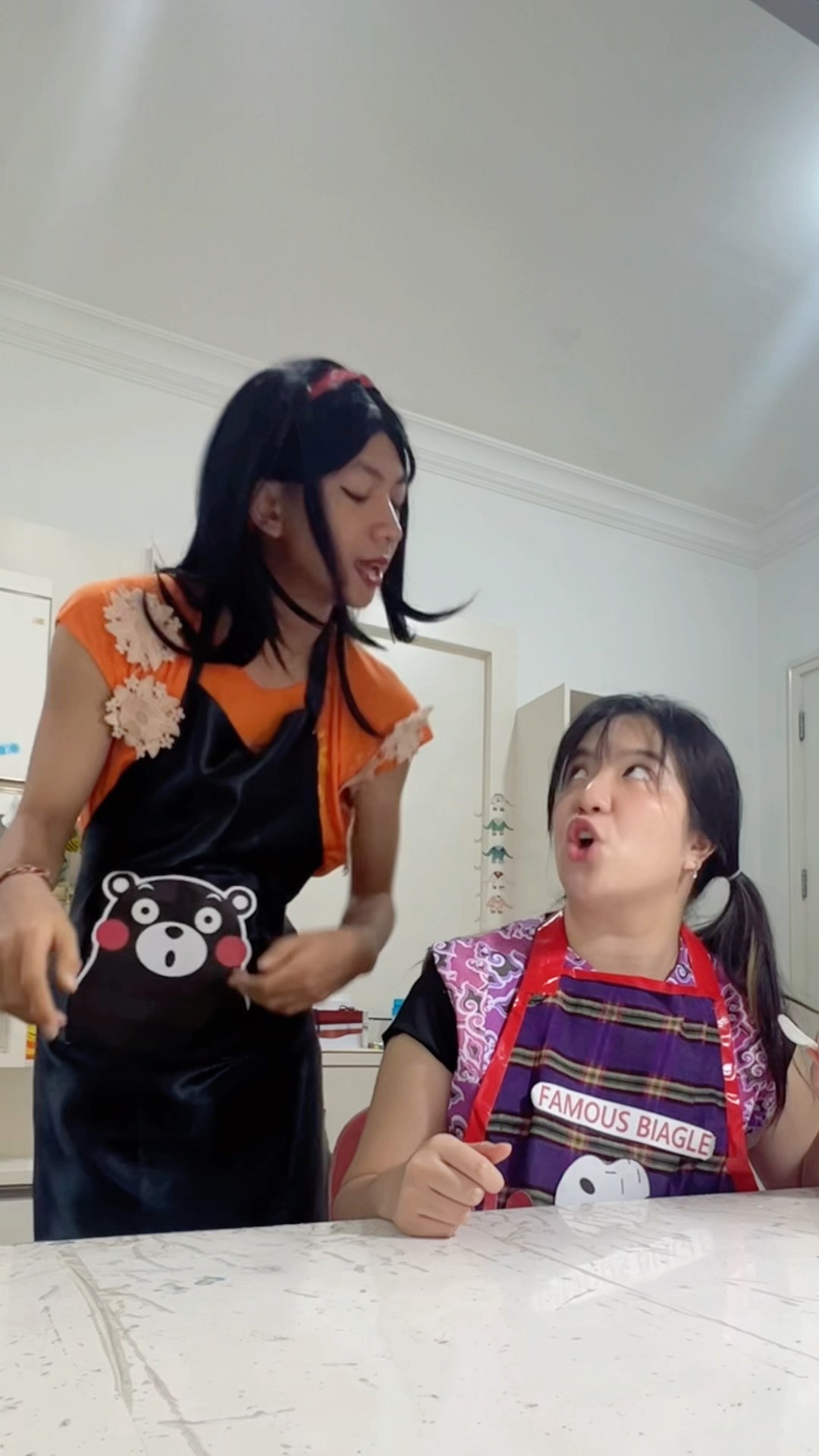 BEHIND THE SCENE JADI RITSUKI MAMA MEGA BARENG @sptrakori_ ?? #shorts #itsmeissie