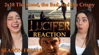 LUCIFER 2x18 "The Good, the Bad, and the Crispy" REACTION (SEASON FINALE)