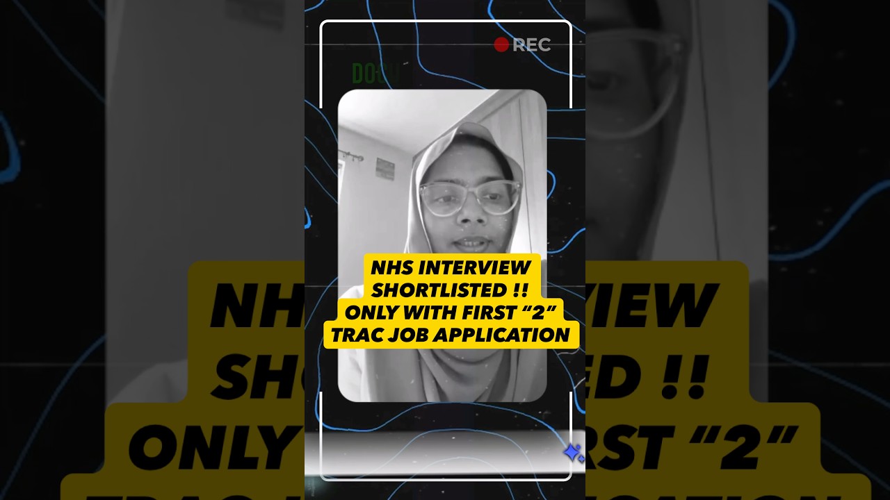 🥹Got Shortlisted within my 1st Two NHS Job Application!! 