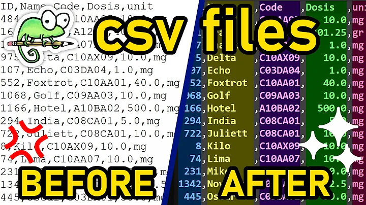 CSV files and the CSV Lint plug-in for Notepad++, view, edit, sort and convert text data more easily