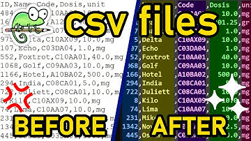 CSV files and the CSV Lint plug-in for Notepad++, view, edit, sort and convert text data more easily