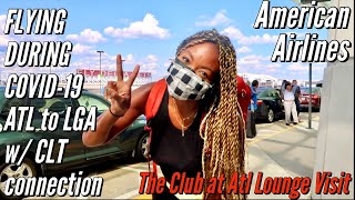 Flying from Atlanta to New York City LGA on AMERICAN Airlines | ATL International Terminal check-in
