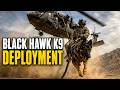 How a Military K9 Is Deployed from a Black Hawk  75th Rangers FRIES Training