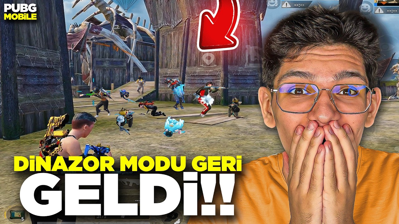 OHA! DİNAZOR MODU GERİ GELDİ! 41 KİLL ALDIM - PUBG MOBİLE