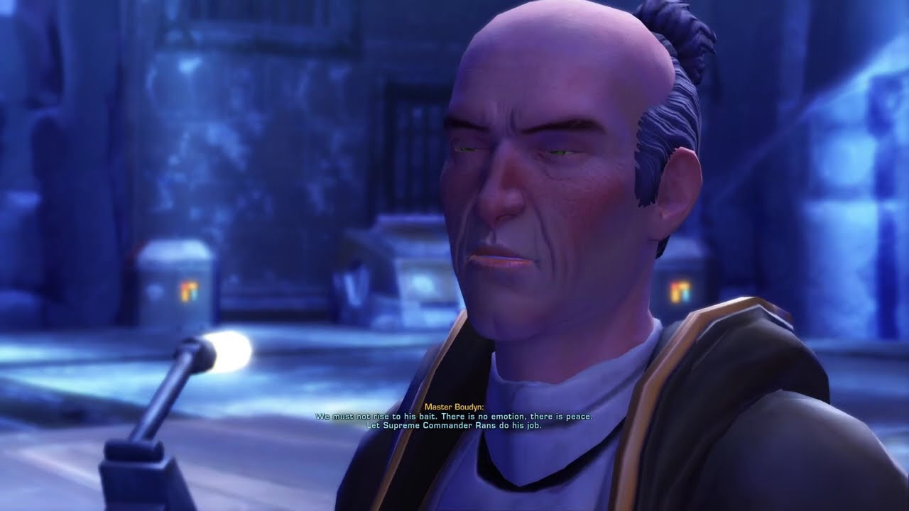 SWTOR: Seizing the temple is a direct challenge to our honour. He's throwing it in our face.