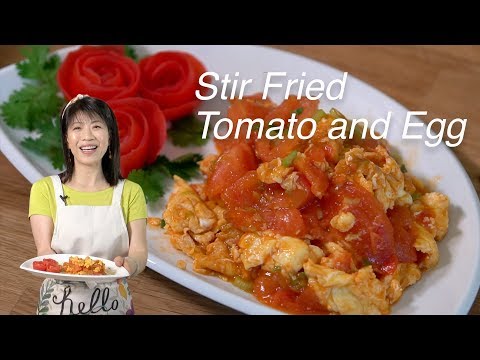 Chinese Stir Fried Tomato and Eggs