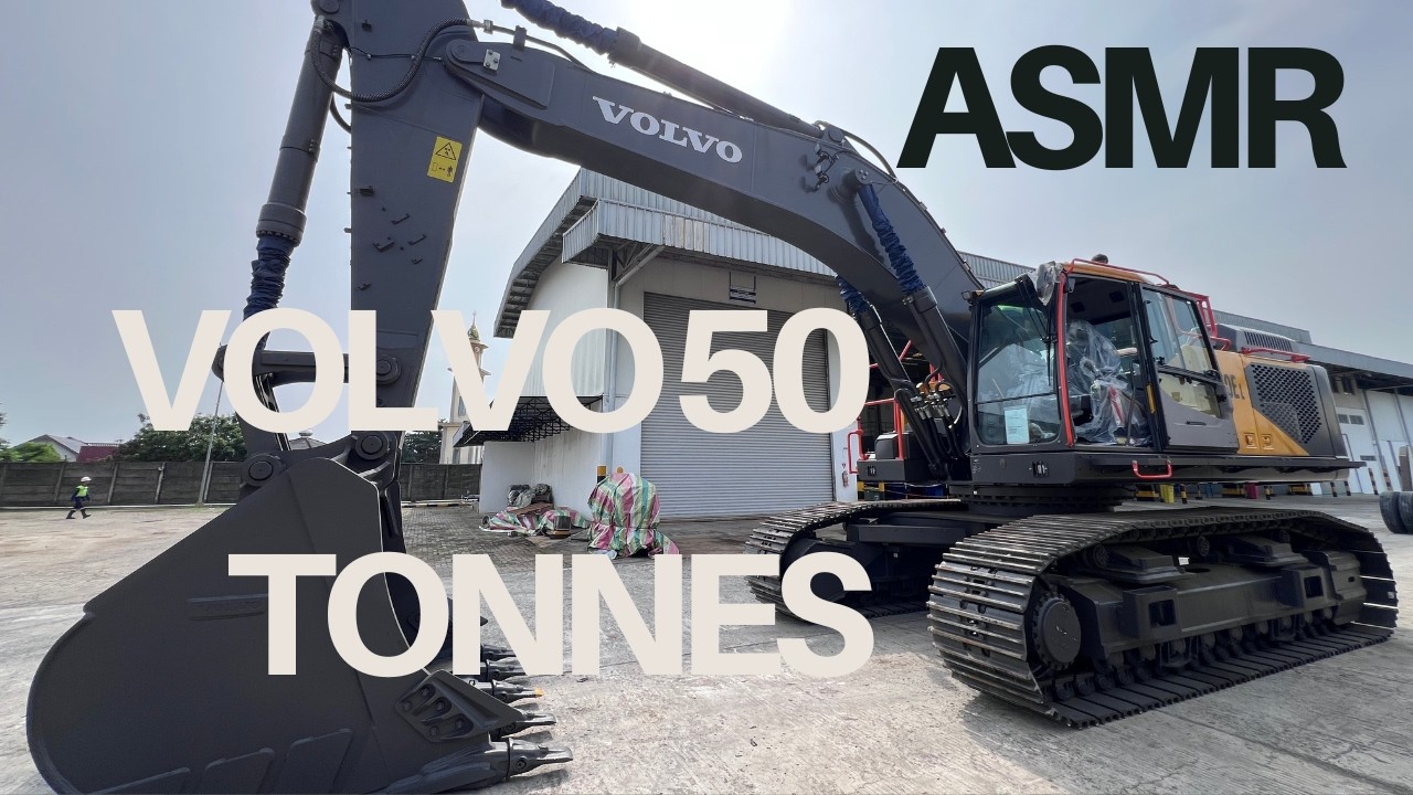 ASMR VOLVO 50 TONNES EXCAVATOR  #fyp #viral #excavator