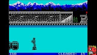 World Games [Barrel Jumping] [Barrels Cleared]  ZX SPECTRUM - 15 Barrels