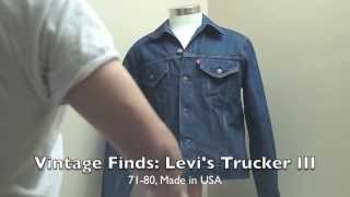 Vintage Finds: Levi's Trucker Jacket Type III 71-80