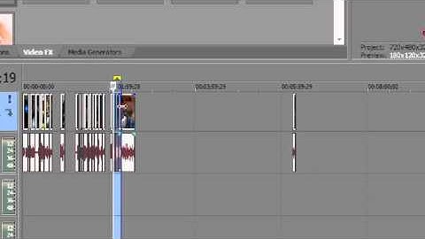 How to get rid of timeline gaps and empty video spaces in sony vegas