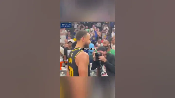 Steph Trash-Talking salty Celtics fans after his Historic 43pts performance 🤒 #shorts