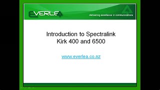 Introduction Kirk DECT KWS400 and KWS6500