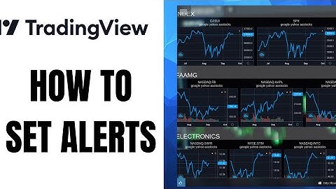 How to set alerts on Tradingview ll Set Alert in TradingView 2023
