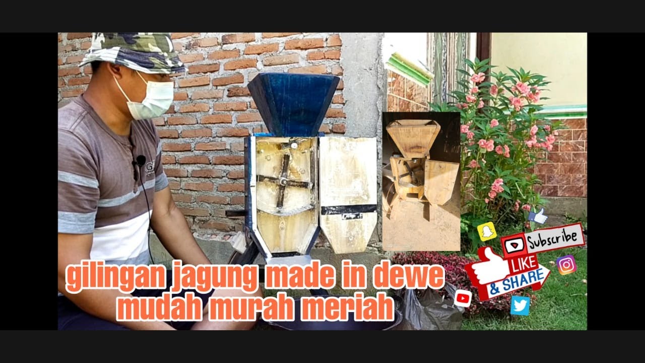 Membuat alat giling jagung sederhana, mudah dan murah