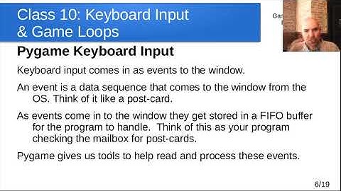 ETGG1801 -  Class 10 - Keyboard Input and Game Loops