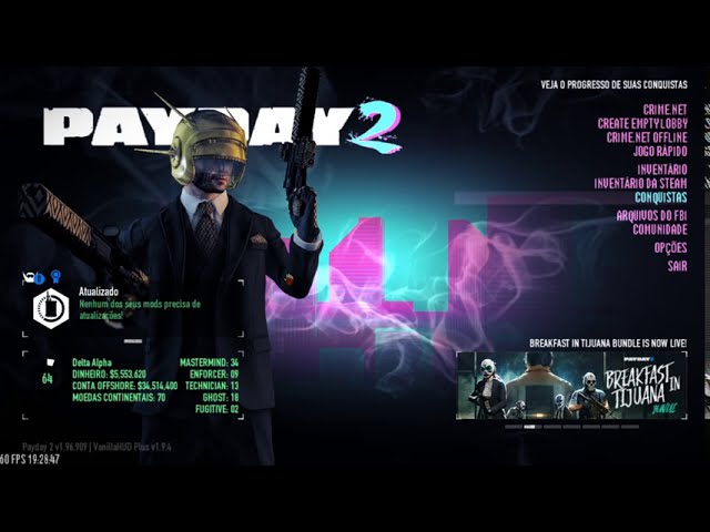 PAYDAY 2 Tradução PT-BR [Localization Brazilian Portuguese