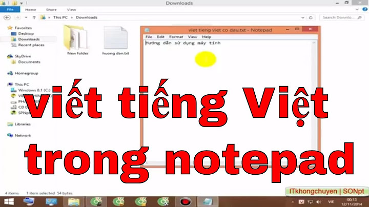 Hướng dẫn ghi chu có dấu notepad năm 2024