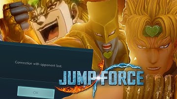 DIO And THE WORLD Force RANKED Players To RAGE QUIT! Dio Brando Gameplay In Jump Force Online Ranked