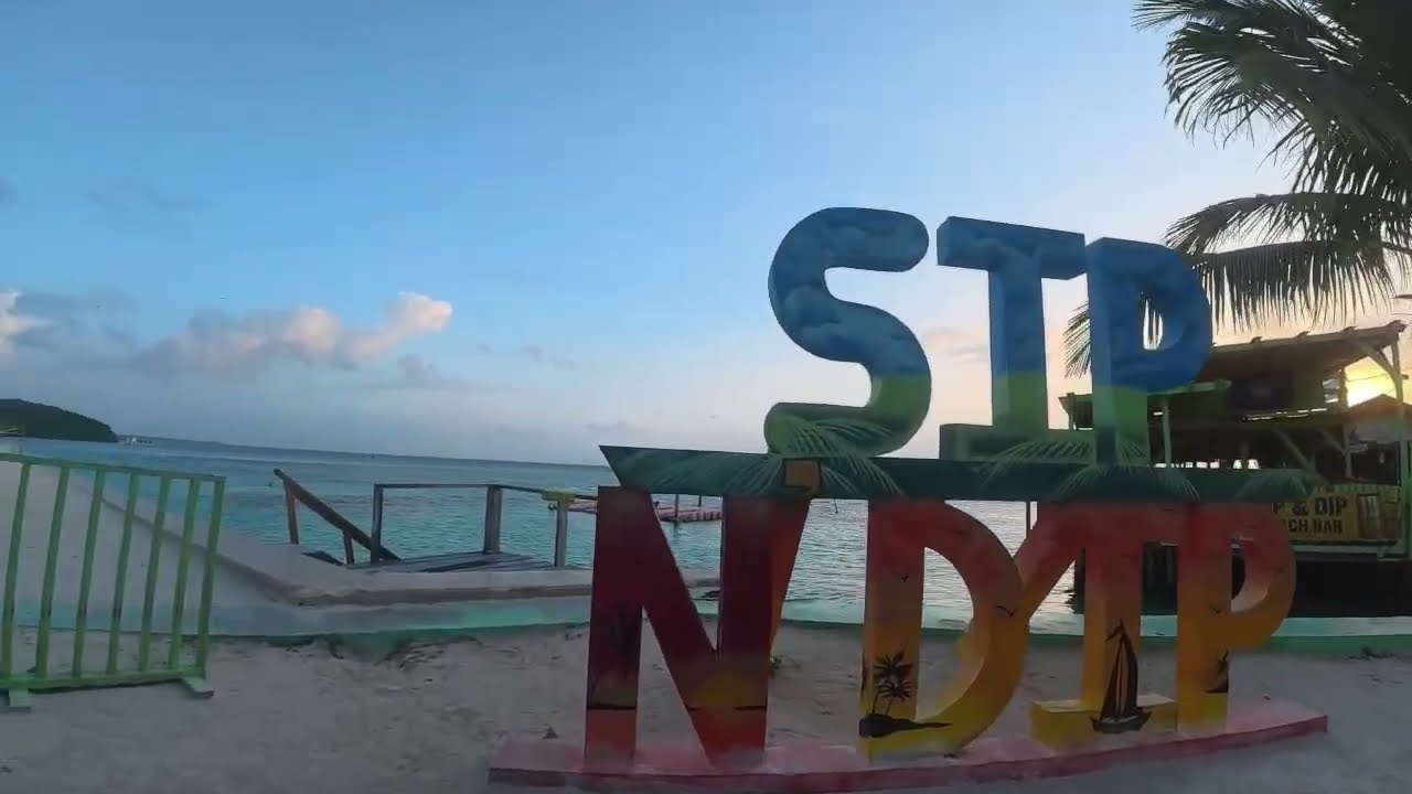 중미여행 8일차 CAYE CAULKER 새벽조깅하면 섬풍경을담아봅니다. 오후는 스노클링예정이에요